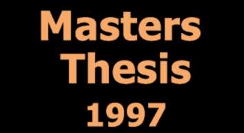 Master's Thesis